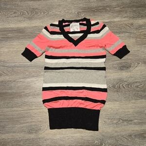 Justice Striped Sweater Dress Sz 12